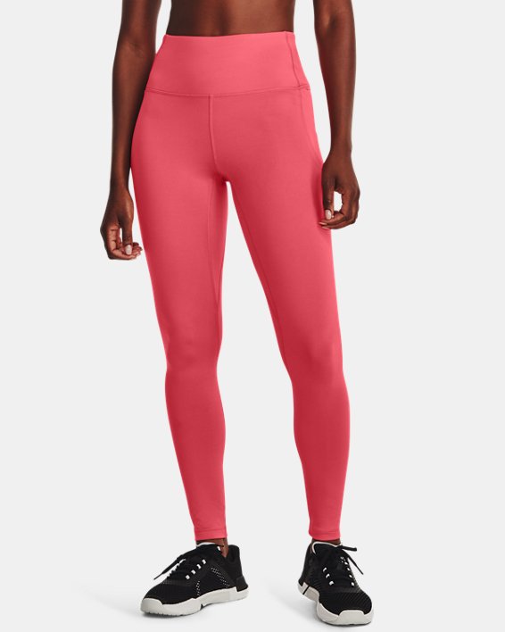 Women's UA Meridian Cold Weather Full-Length Leggings, Pink, pdpMainDesktop image number 0